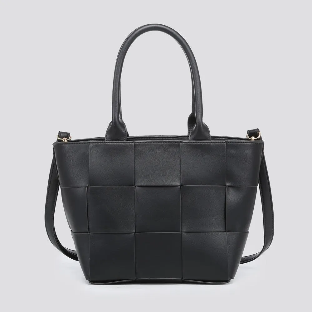 Quilted Black Bag