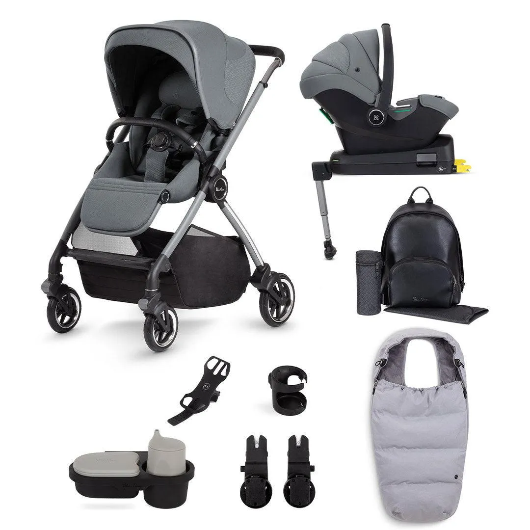 Silver Cross Dune Ultimate Travel System Bundle - Glacier