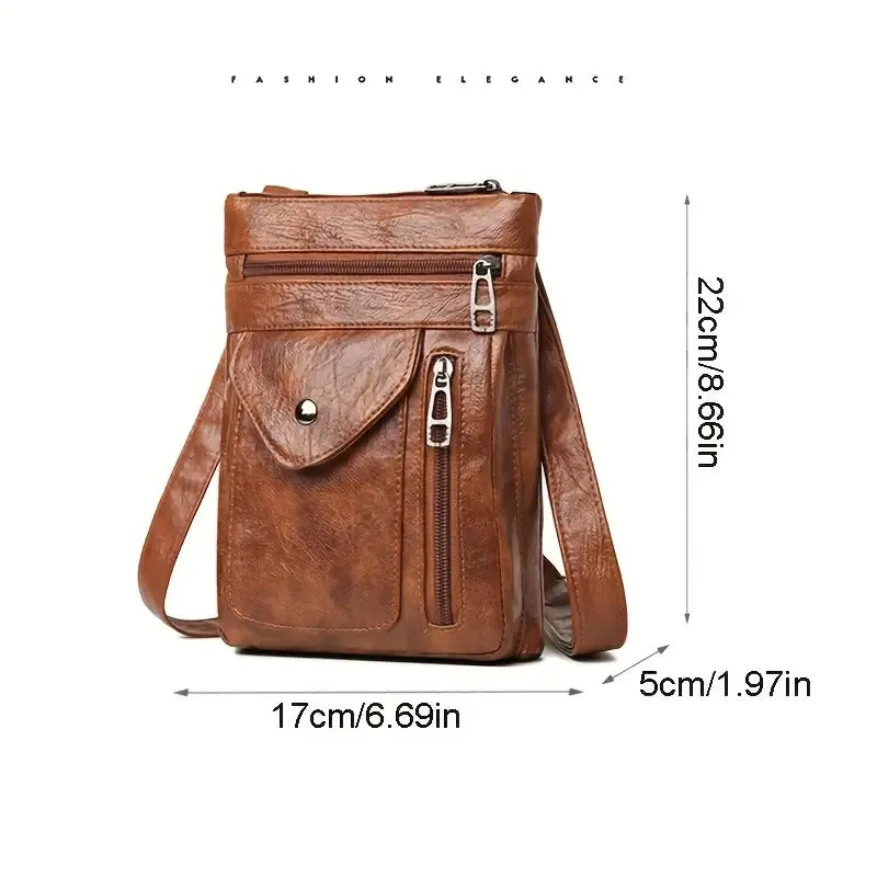 Soft PU Leather Women Messenger Bag