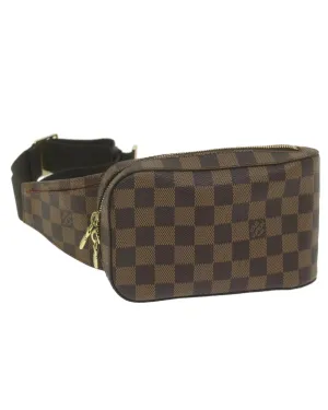 Stylish Damier Ebene Shoulder Bag with Adjustable Strap