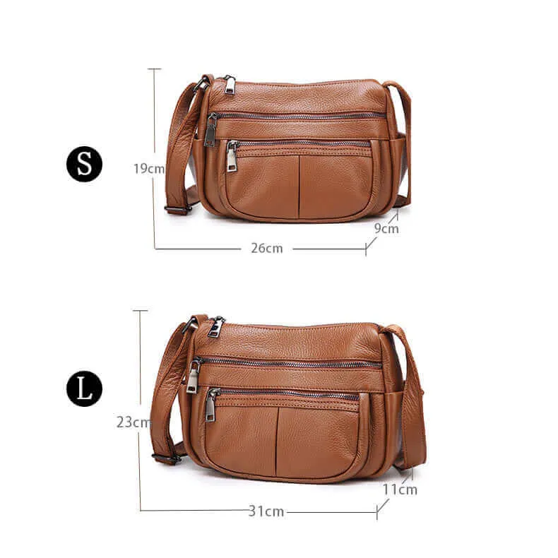 Stylish Leather Shoulder Crossbody Bag