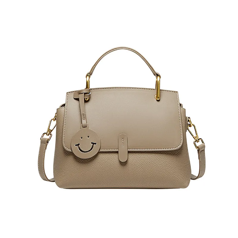 Supple Work Leather Satchel Bag