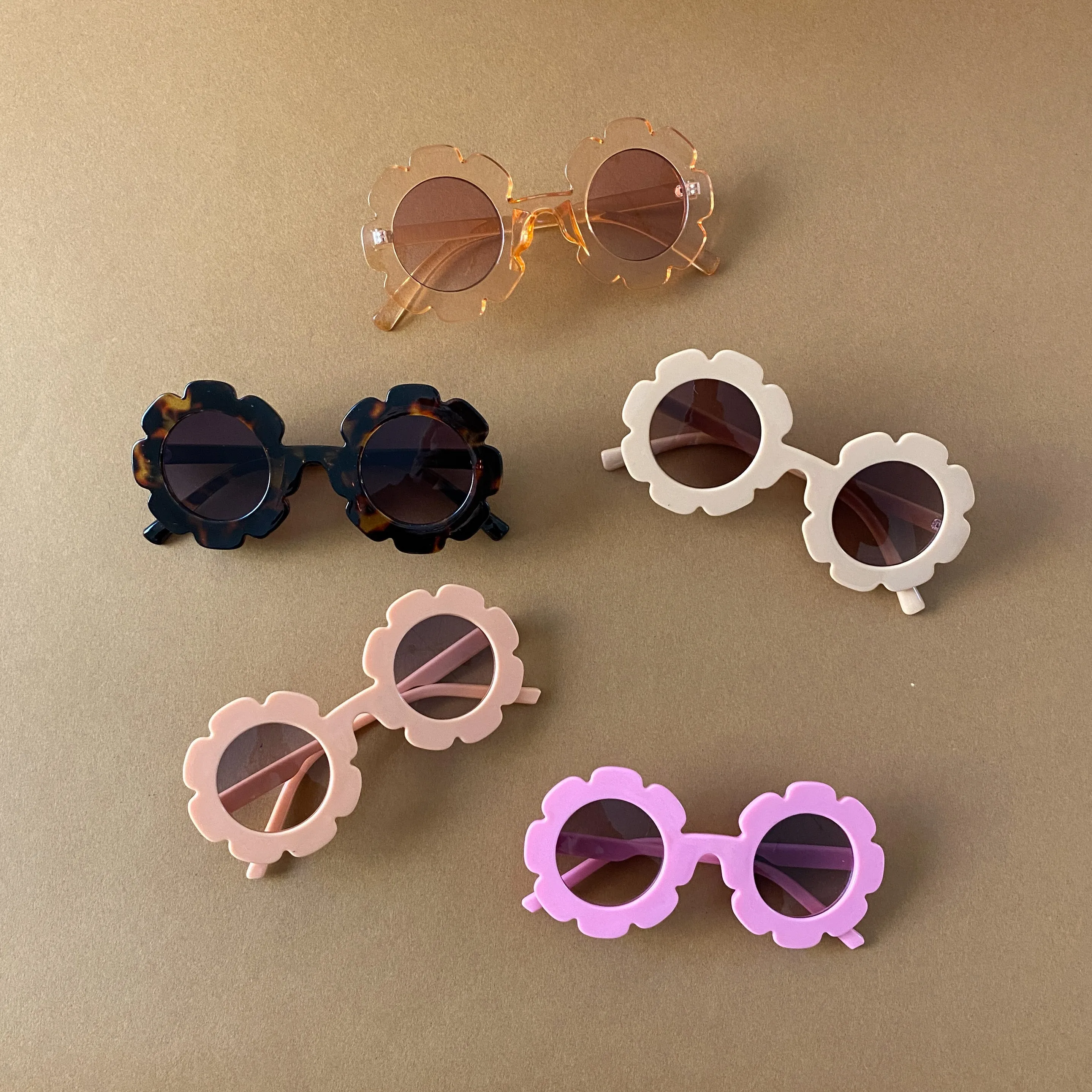 The Kids Flower Power Sunglasses - Various Colours