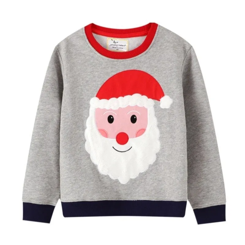 Toddler Christmas Santa Claus Print Sweatshirt