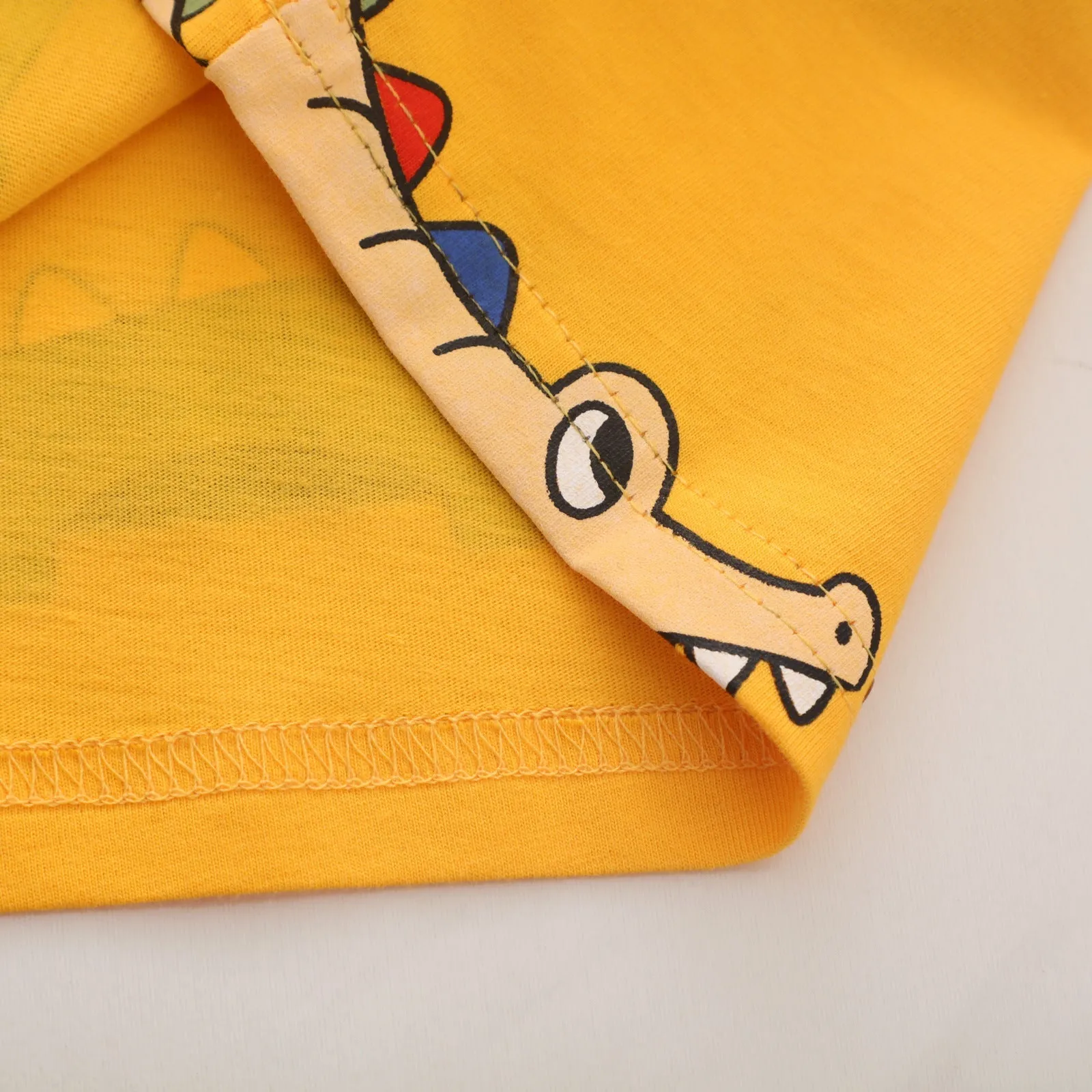 Toddler Crocodile Print Short Sleeve T-shirt