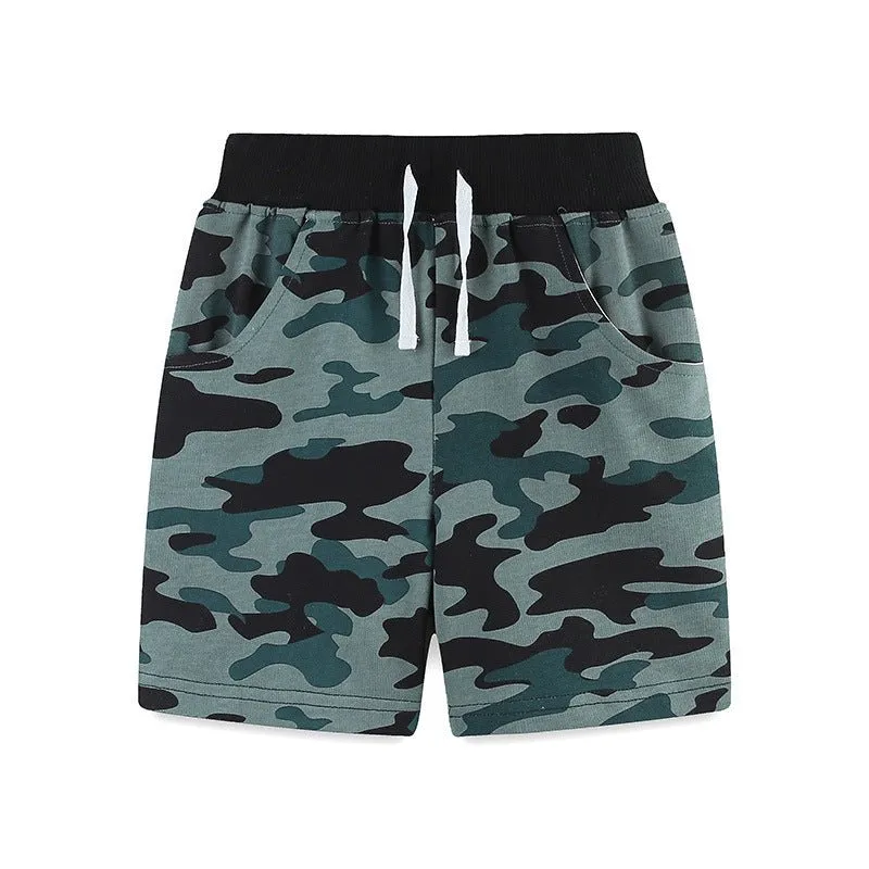 Toddler/Kid Boys Camouflage Design Shorts (3 Colors)