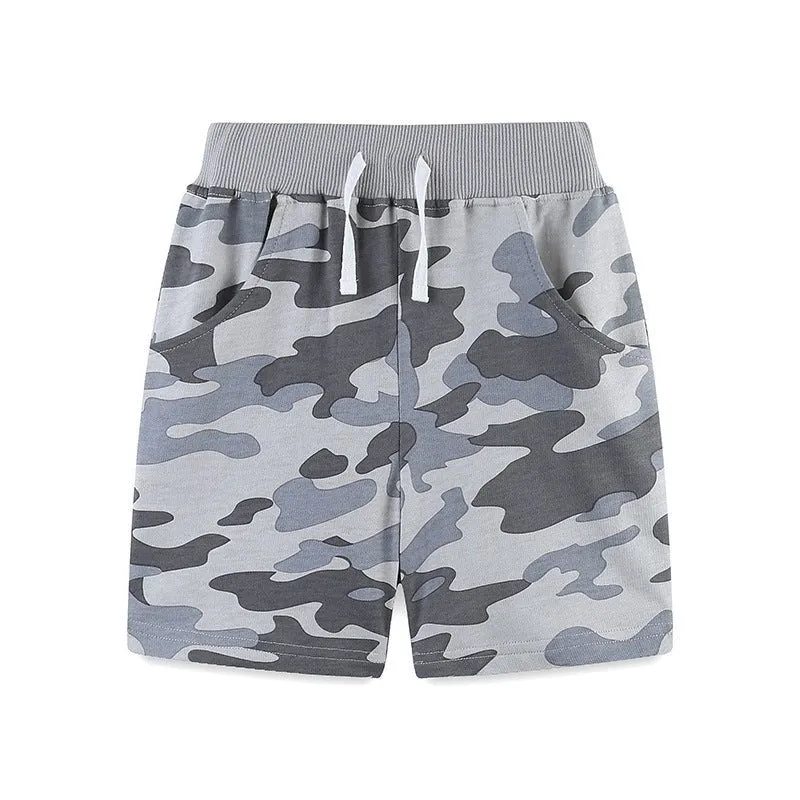 Toddler/Kid Boys Camouflage Design Shorts (3 Colors)