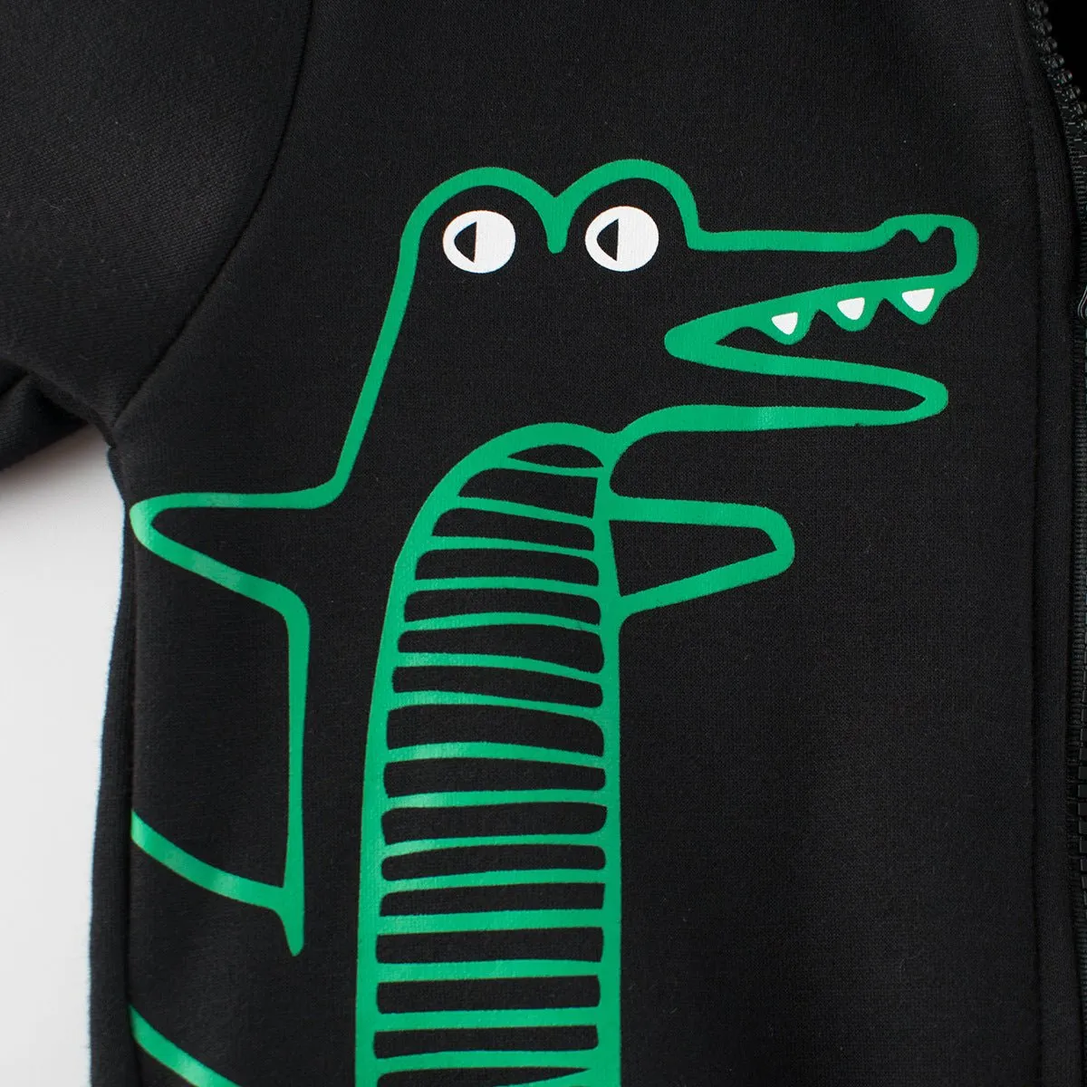 Toddler/Kid Boy's Cartoon Dinosaur Design Black Jacket