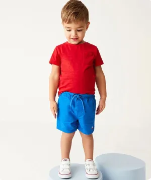 Toddler/Kid Boy's Little Sailboat Print Design Shorts(2 Colors)